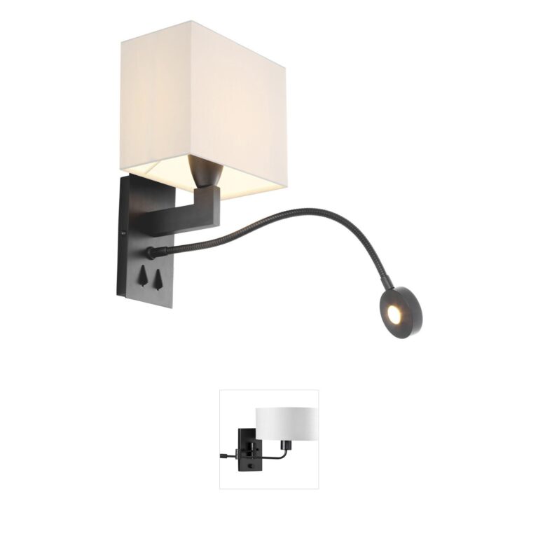 Eichholtz Reading Bronze Wall Sconce with Flexible LED