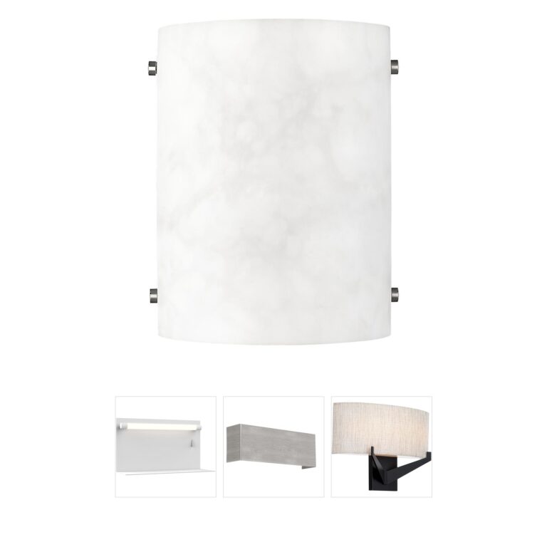 Millennium Lighting Brushed Nickel Resin Wall Sconce