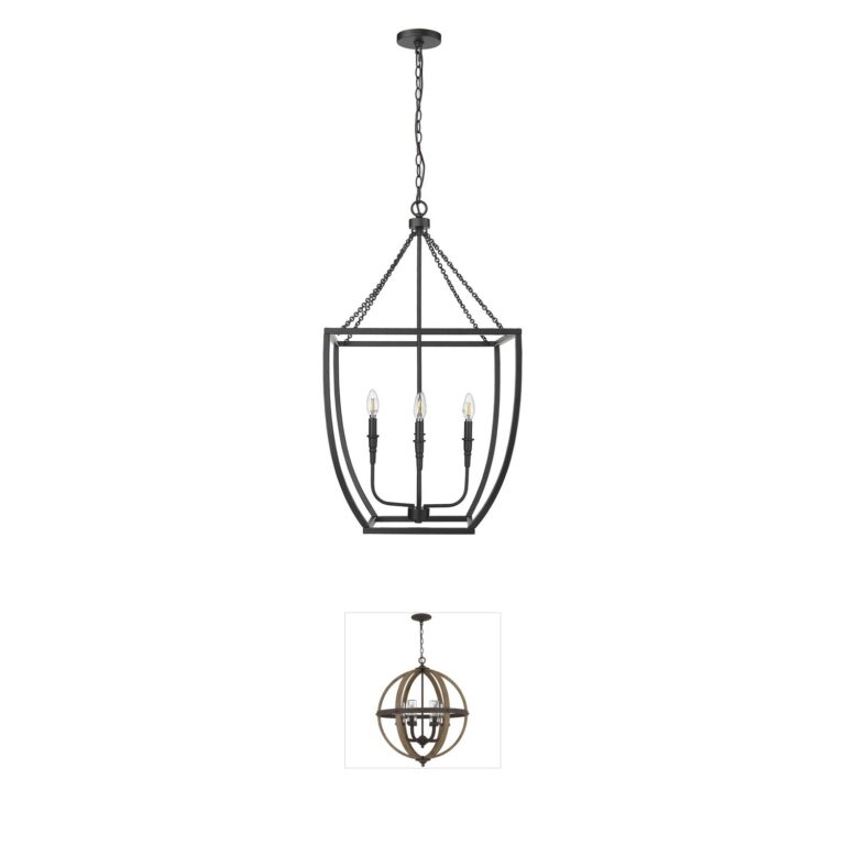 Millennium Lighting Kelsey 4-Light Matte Black Pendant