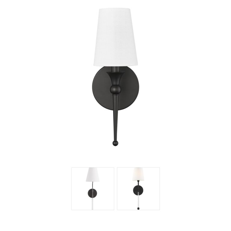 Millennium Lighting Linen Shade Wall Sconce