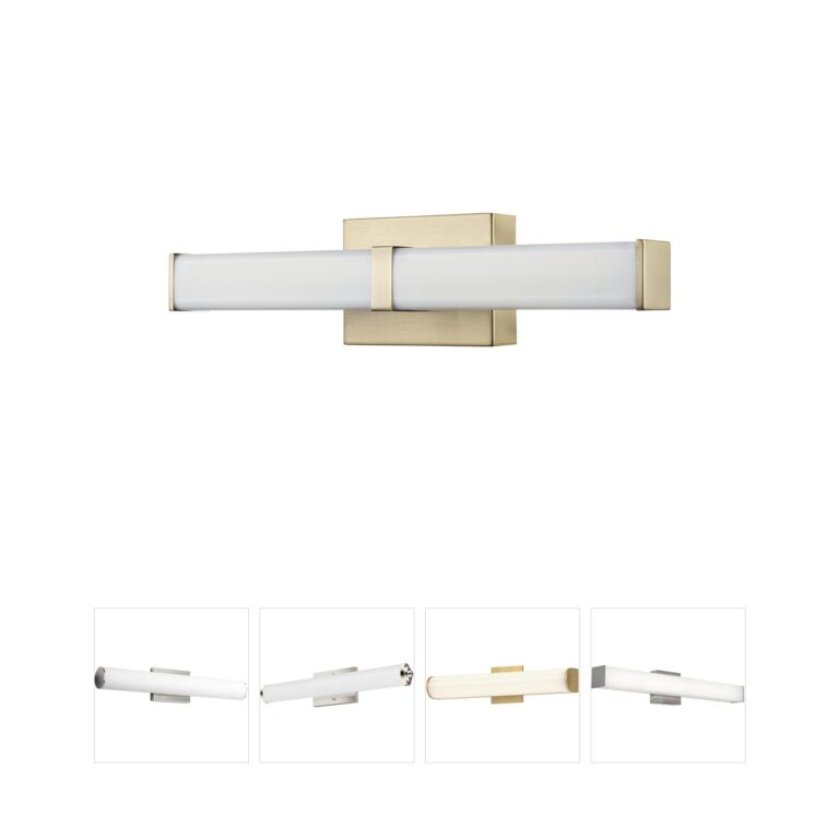 Millennium Lighting Tron 18-Inch Modern Gold Integrated LED Vanity Light