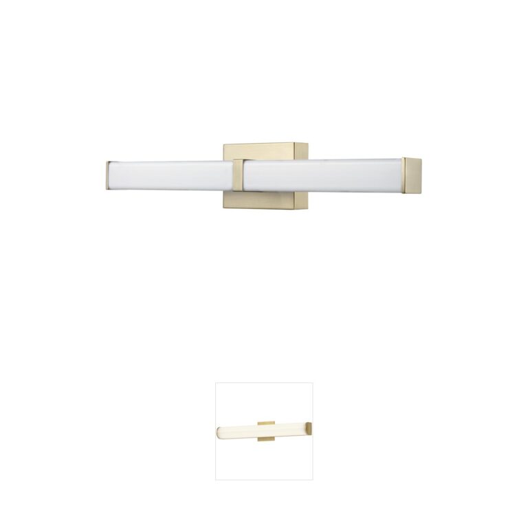 Millennium Lighting Tron 24-Inch Modern Gold LED Bathroom Vanity Light