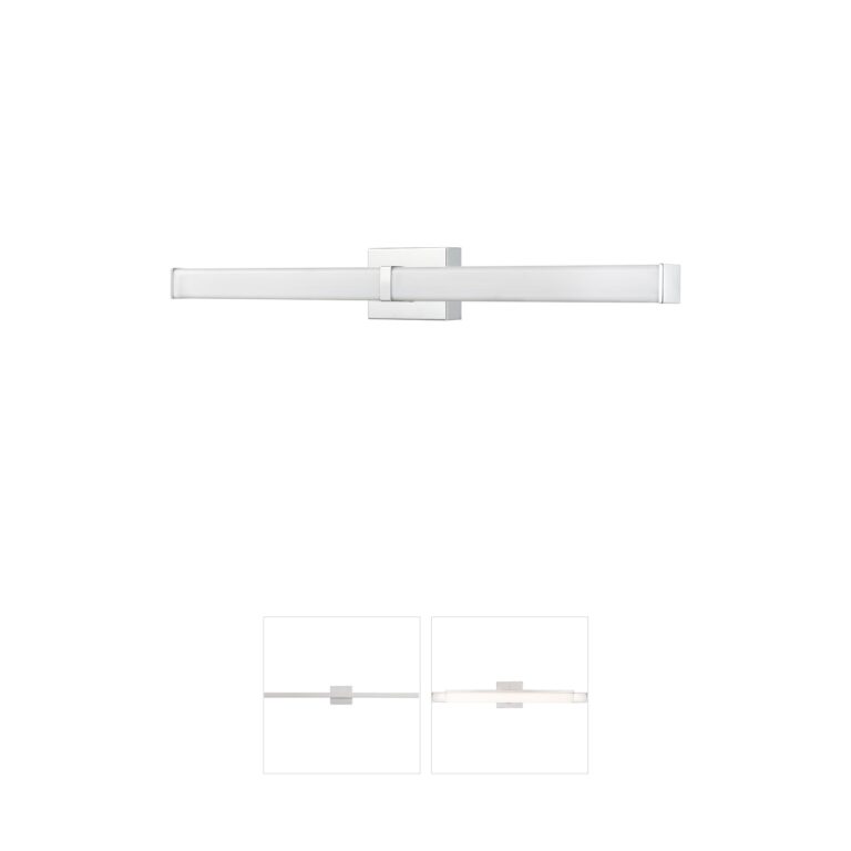 Millennium Lighting Tron Linear LED Vanity Light with White Acrylic Shade