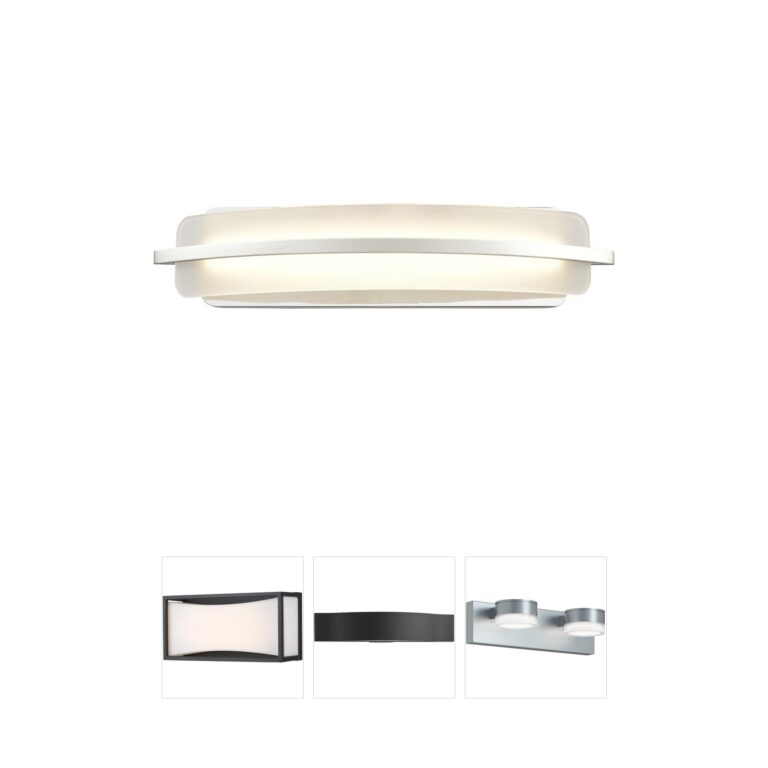 Atlas Lighting & Home Curvato 25.5" Polished Chrome Integrated LED Vanity Light