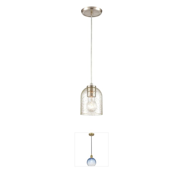Atlas Lighting & Home Sprinkle Speckled Glass Mini Pendant