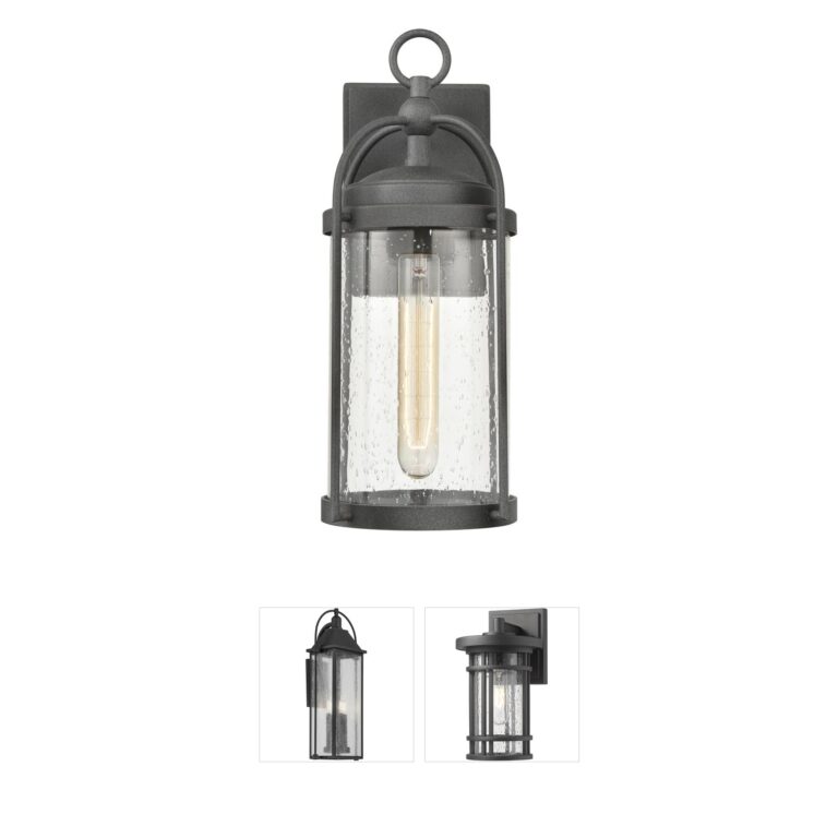 Atlas Lighting & Home Catalonia Distressed Zinc Outdoor Wall Sconce