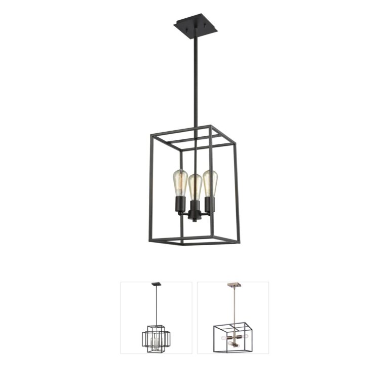 Atlas Lighting & Home Williamsport 3-Light Oil Rubbed Bronze Chandelier