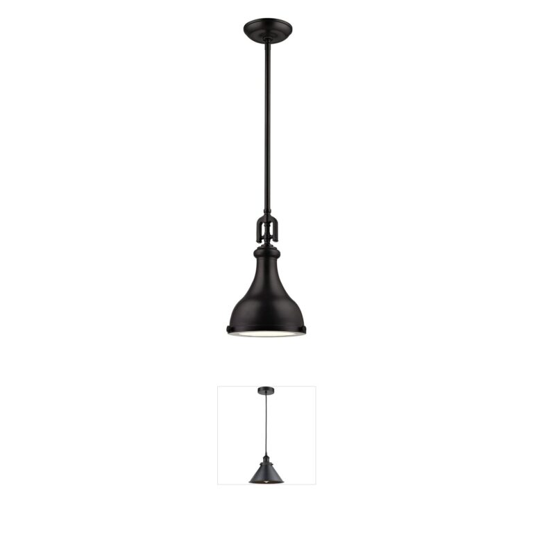 Atlas Lighting & Home Rutherford Oil Rubbed Bronze Mini Pendant