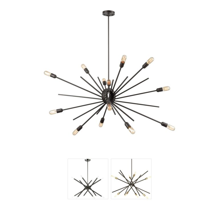 Atlas Lighting & Home Xenia 14-Light Oil Rubbed Bronze Chandelier