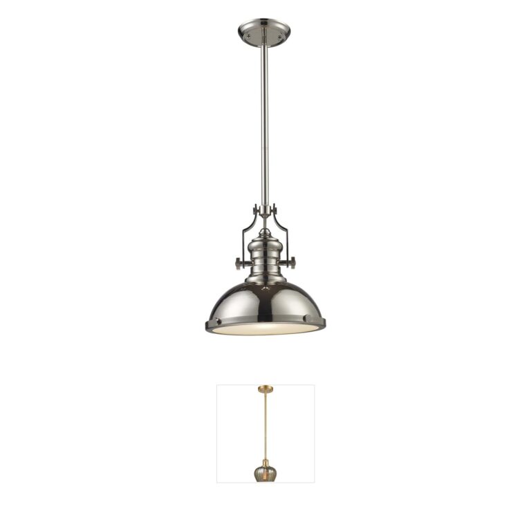 Atlas Lighting & Home Chadwick Polished Nickel Pendant