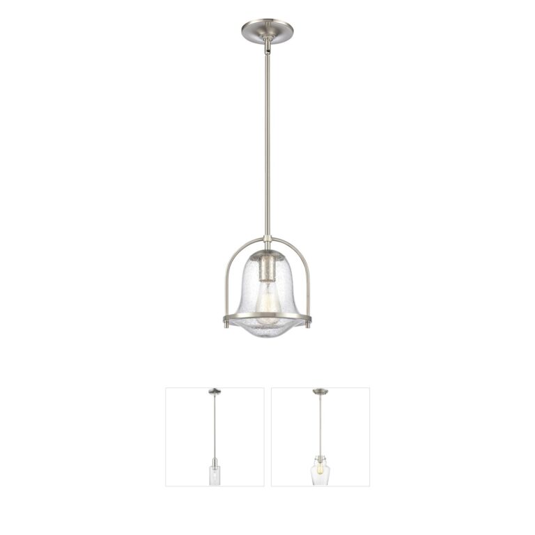Atlas Lighting & Home Connection Seeded Glass Mini Pendant
