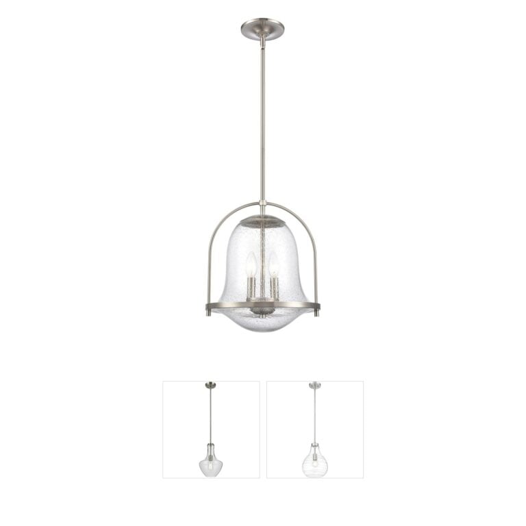 Atlas Lighting & Home Connection Seeded Glass Pendant