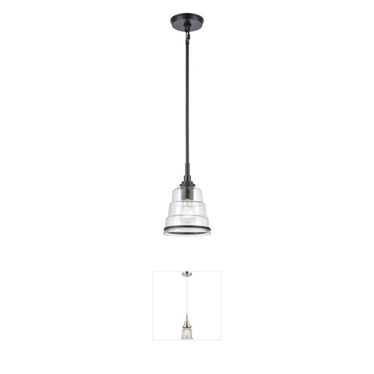 Atlas Lighting & Home Boyer Matte Black Dome Mini Pendant