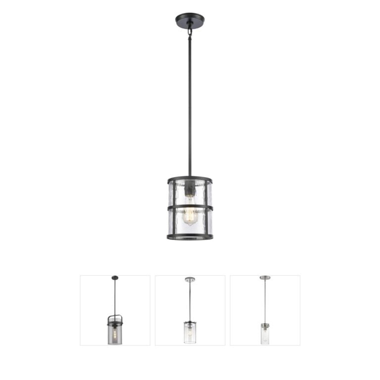 Atlas Lighting & Home Solace Handblown Glass Mini Pendant