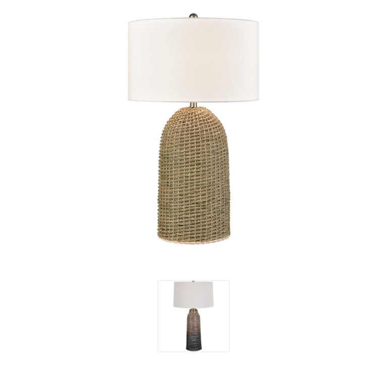 Atlas Lighting & Home Coe Natural Seagrass Table Lamp