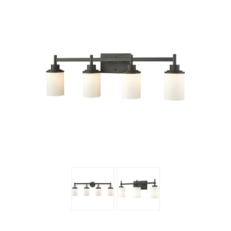 Atlas Lighting & Home Belmar 4-Light Oil Rubbed Bronze Vanity Light