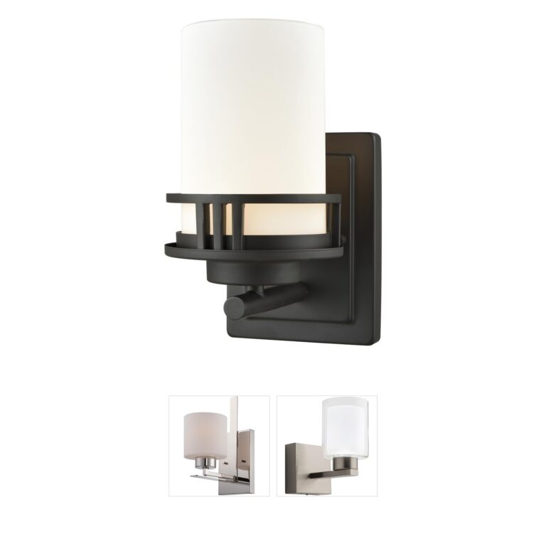 Atlas Lighting & Home Ravendale 9-Inch 1-Light Sconce in Oil Rubbed Bronze