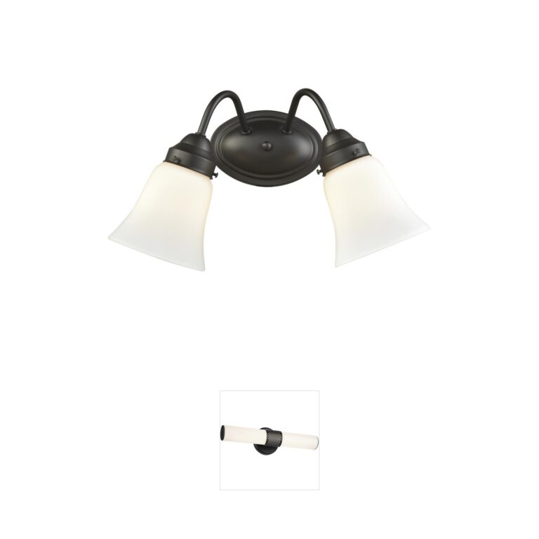 Atlas Lighting & Home Califon 2-Light Oil Rubbed Bronze Vanity Light