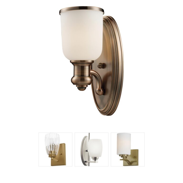 Atlas Lighting & Home Brooksdale Antique Copper 13-Inch Wall Sconce