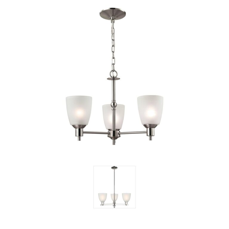 Atlas Lighting & Home Jackson Brushed Nickel Chandelier