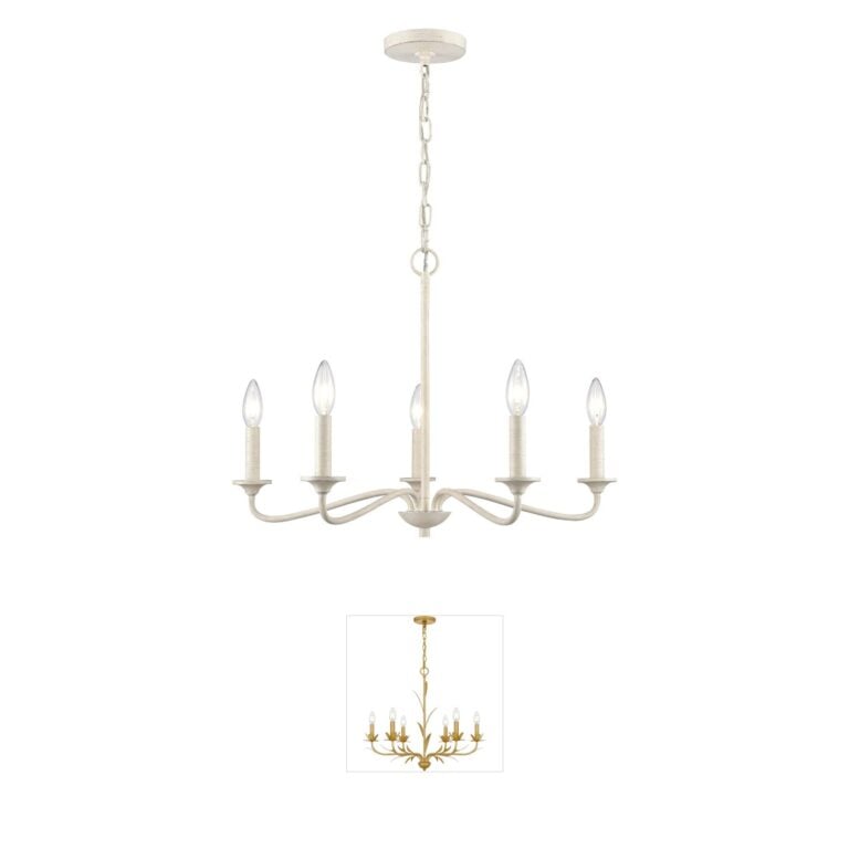Atlas Lighting & Home Quinn 5-Light Steel Chandelier