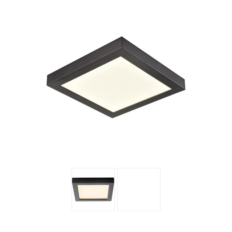 Atlas Lighting & Home Titan Square Integrated LED Flush Mount