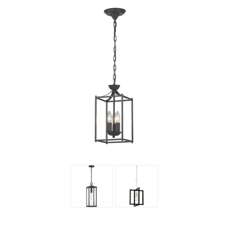 Atlas Lighting & Home Arthur Steel Mini Pendant in Oil Rubbed Bronze