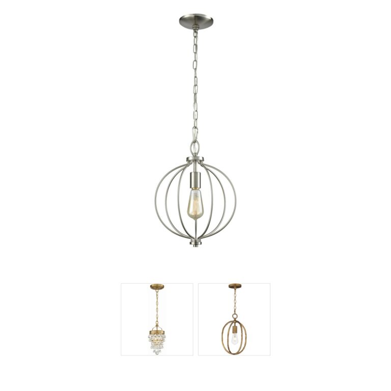 Atlas Lighting & Home Williamsport Brushed Nickel Pendant