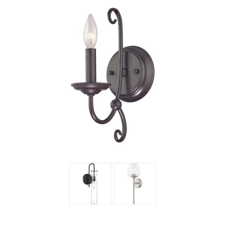 Atlas Lighting & Home Montgomery Oil Rubbed Bronze 1-Light Sconce