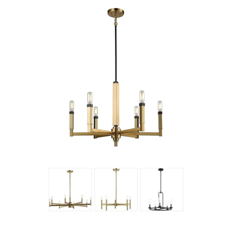 Atlas Lighting & Home Mandeville 6-Light Oil Rubbed Bronze Chandelier