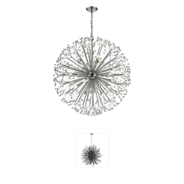 Atlas Lighting & Home Starburst K9 Crystal Chandelier