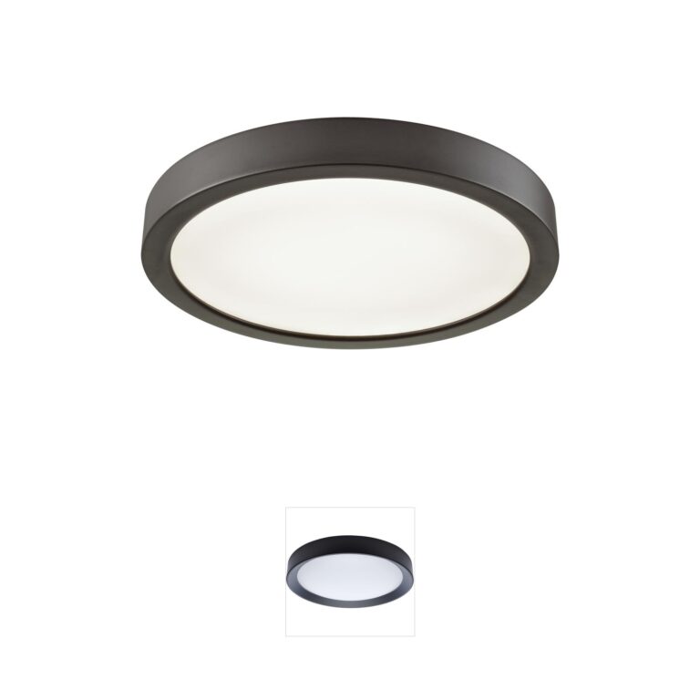 Atlas Lighting & Home Titan Integrated LED Oil Rubbed Bronze Flush Mount