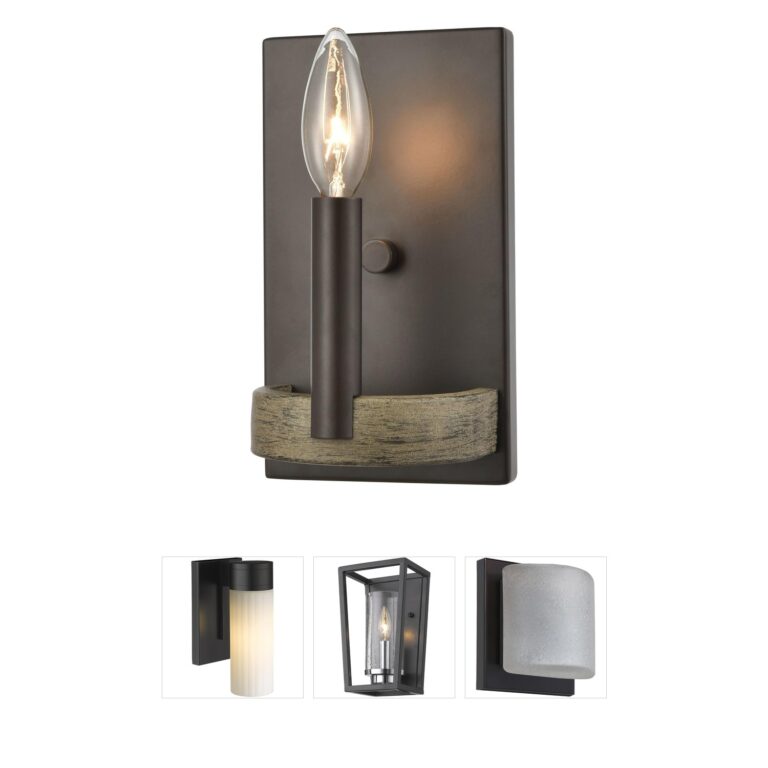 Atlas Lighting & Home Transitions 8-Inch ADA Wall Sconce in Oil Rubbed Bronze