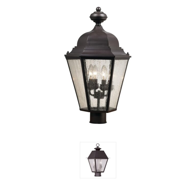 Atlas Lighting & Home Cotswold Oil Rubbed Bronze Outdoor Post Light