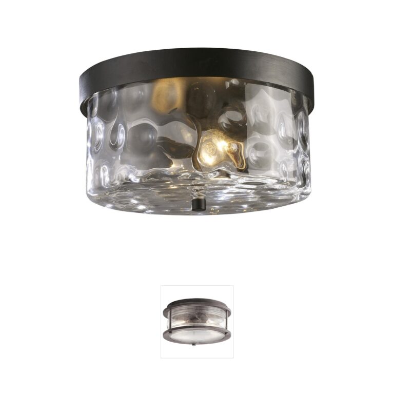Atlas Lighting & Home Grand Aisle Hazelnut Bronze Outdoor Flush Mount