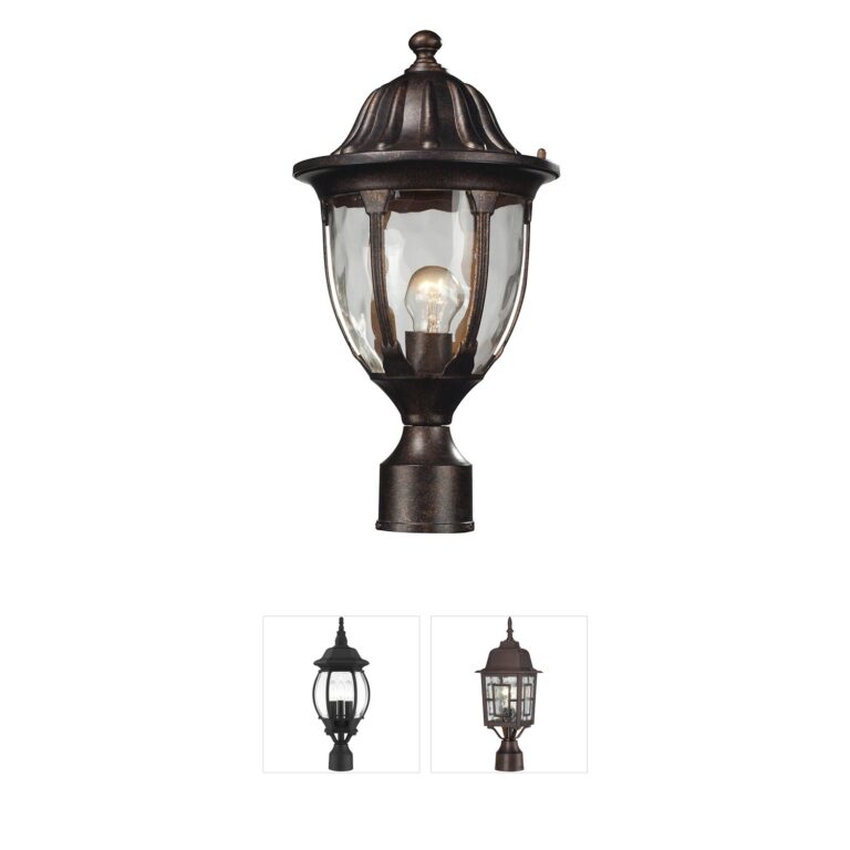 Atlas Lighting & Home Glendale Regal Bronze Outdoor Post Light