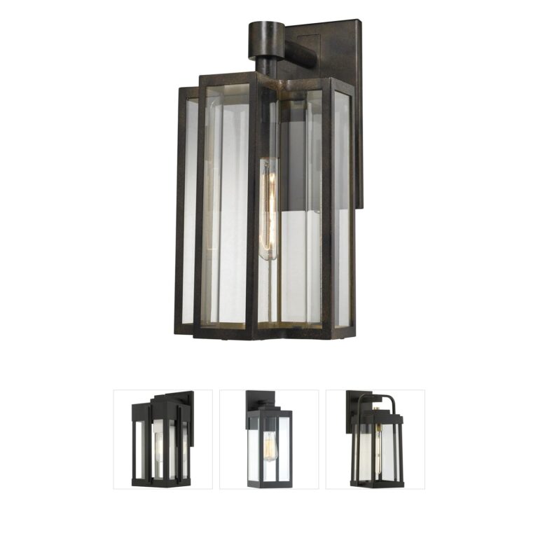 Atlas Lighting & Home Bianca 20-Inch Hazelnut Bronze Outdoor Wall Sconce