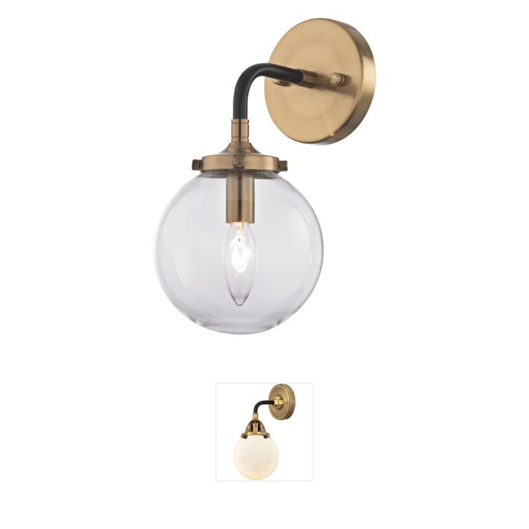 Atlas Lighting & Home Boudreaux 1-Light Steel Wall Sconce