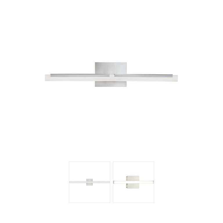 Atlas Lighting & Home Double L Integrated LED Vanity Sconce