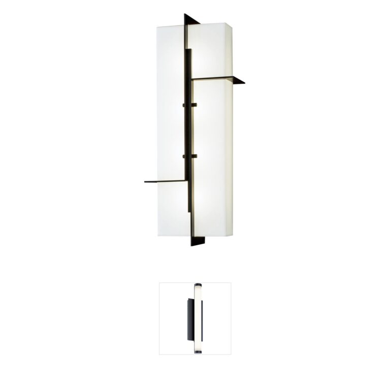 Atlas Lighting & Home Matrix Integrated LED Brass Outdoor Sconce