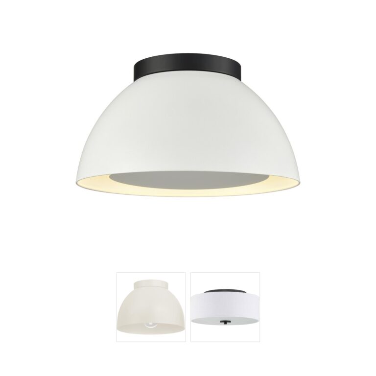 Atlas Lighting & Home Pelham 2-Light Dome Flush Mount