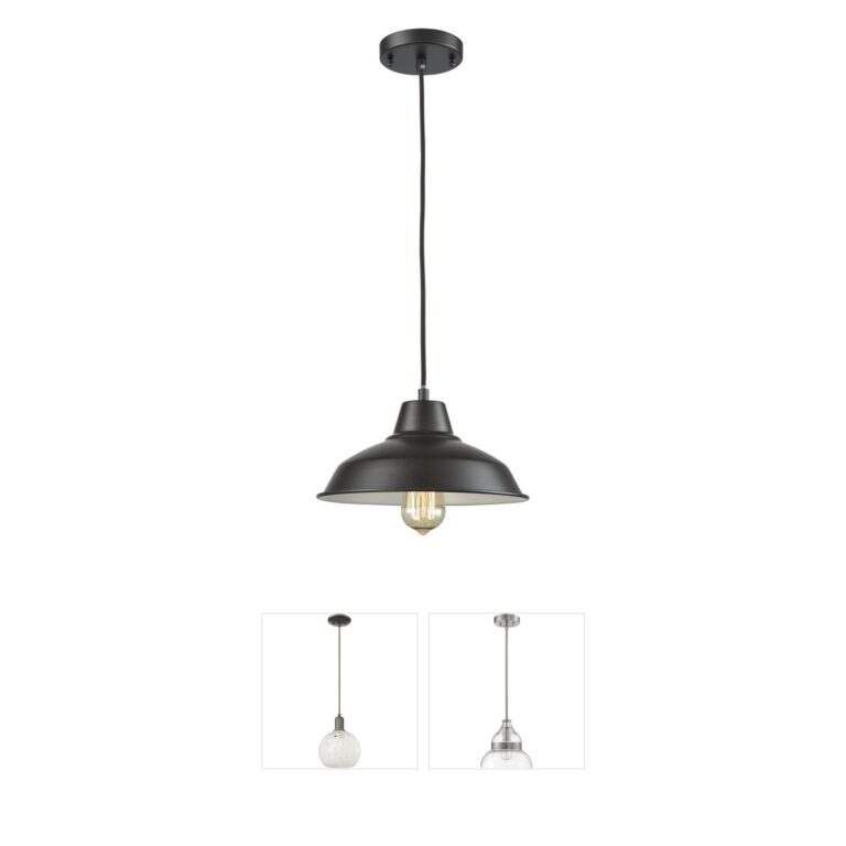 Atlas Lighting & Home Classic Loft Bell Metal Mini Pendant