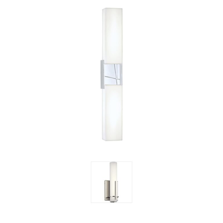 Atlas Lighting & Home Artemis Integrated LED Chrome Wall Sconce