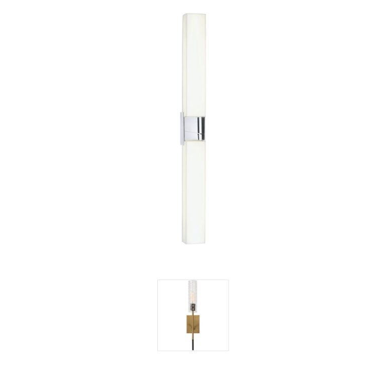 Atlas Lighting & Home Artemis Chrome Steel LED Wall Sconce