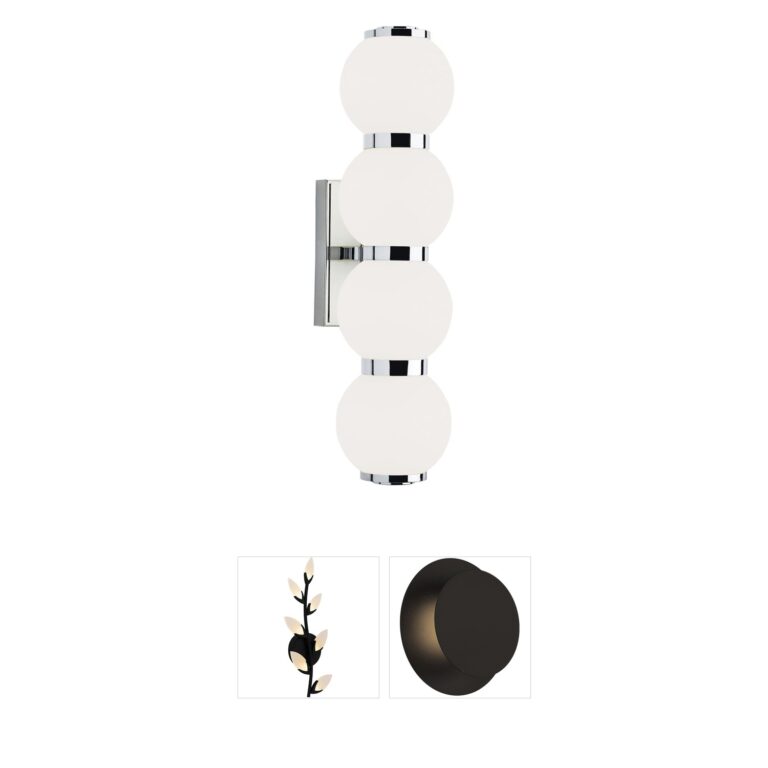 Atlas Lighting & Home Celeste Chrome Integrated LED Wall Sconce