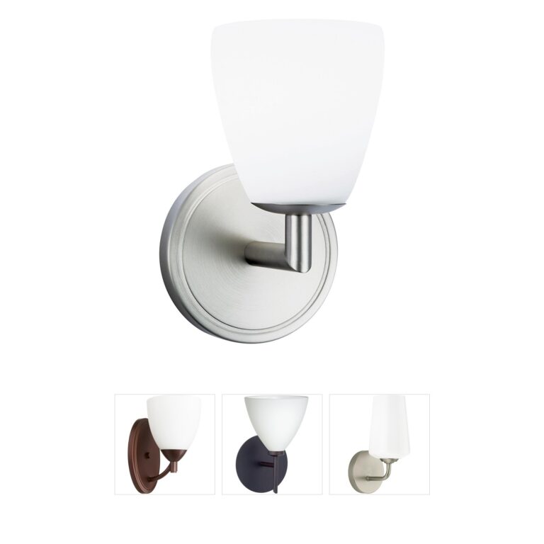 Atlas Lighting & Home Chancellor 7.5" Brushed Nickel LED Wall Sconce