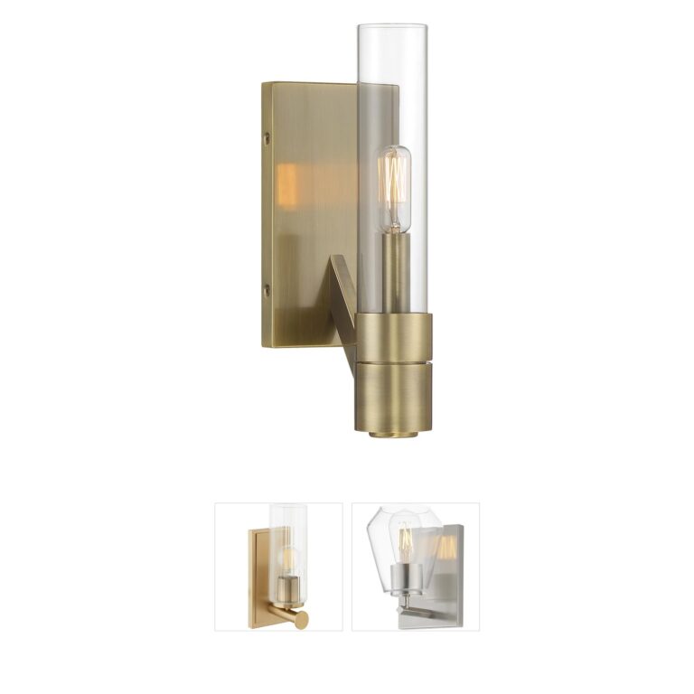 Atlas Lighting & Home Rohe 12.5-Inch Oxidized Brass Wall Sconce