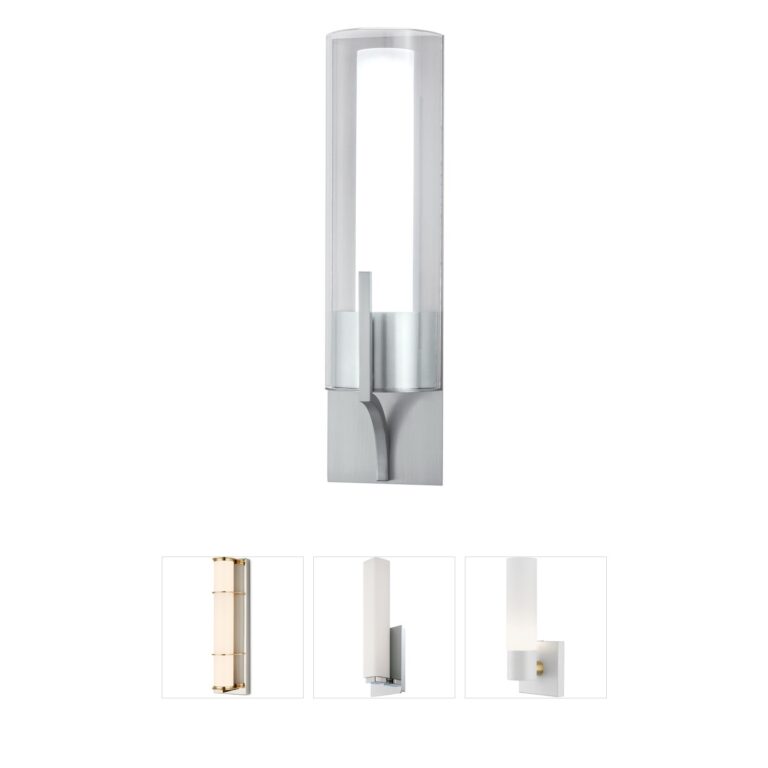 Atlas Lighting & Home Slope Integrated LED Stainless Steel Wall Sconce