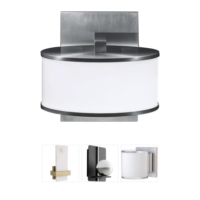 Atlas Lighting & Home Timbale Integrated LED Aluminum Wall Sconce
