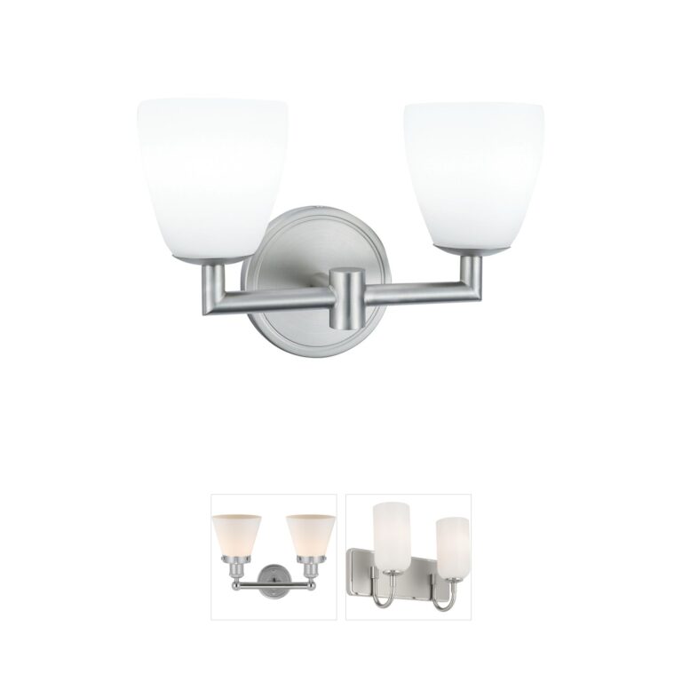 Atlas Lighting & Home Chancellor 11" Brushed Nickel LED Vanity Light